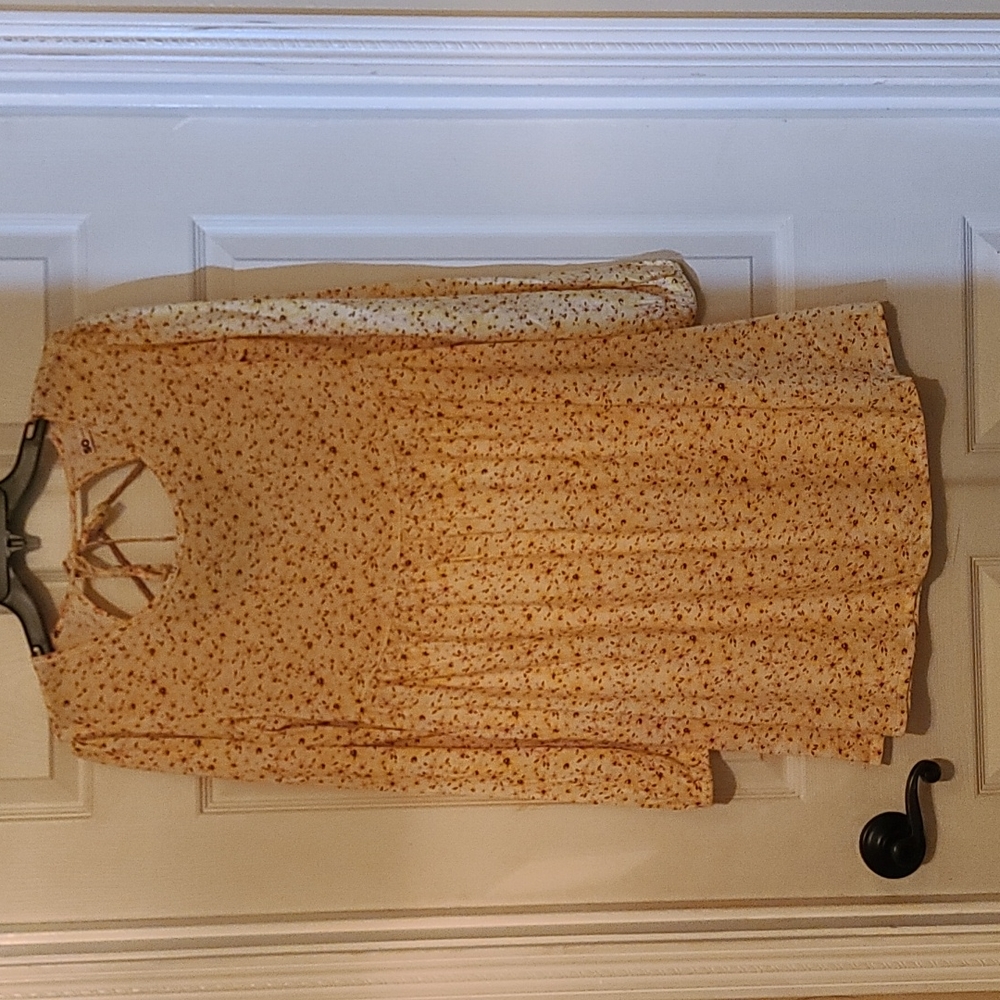 NWT Yellow Long Sleeve Mini dress